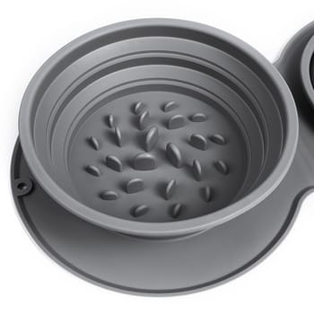Comederos Plegables Portátiles para Perros y Gatos (2 en 1)