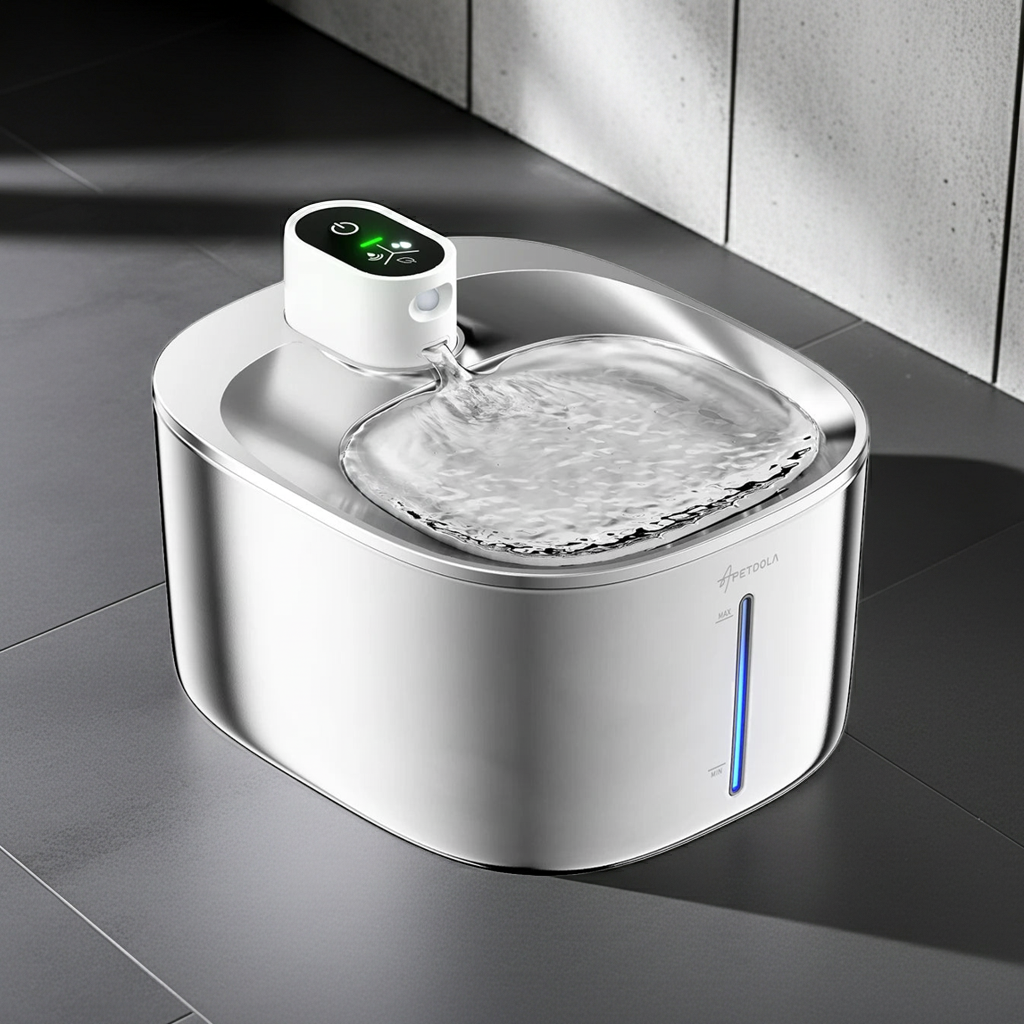 4L Fuente de Agua Automática para Gatos y Perros – Dispensador Inteligente con Sensor y Filtro