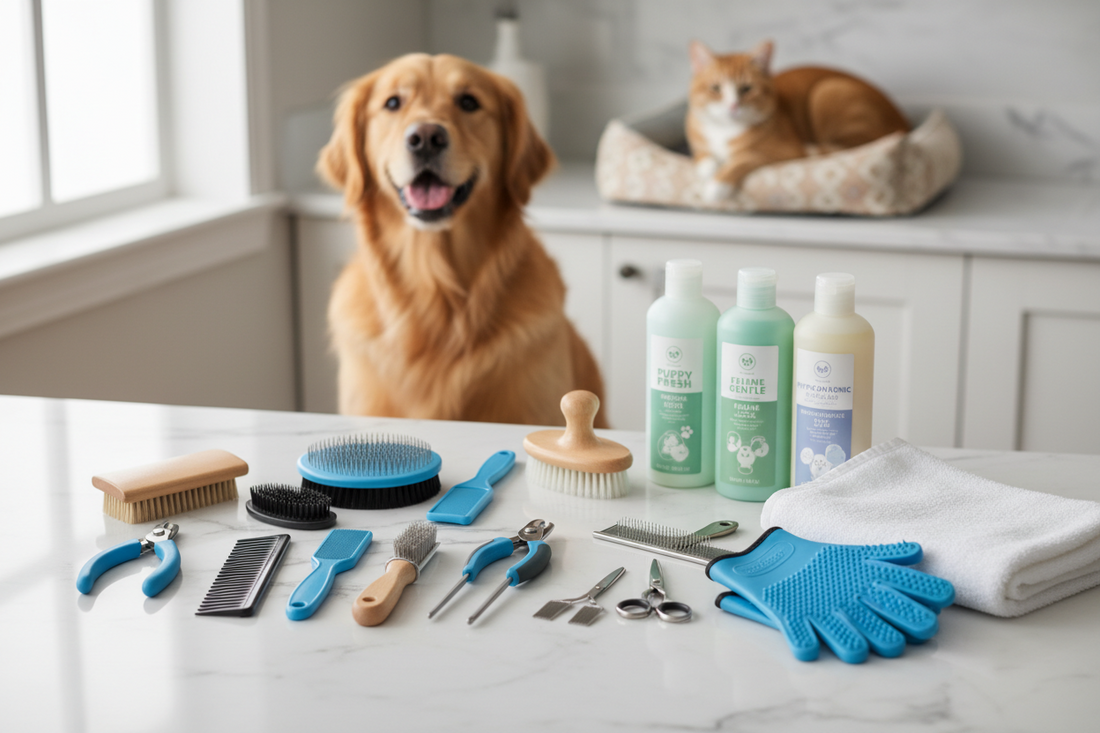 Cómo elegir las mejores herramientas de aseo para tu perro o gato