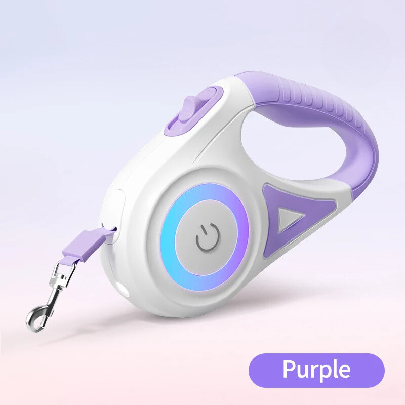 Correa Retráctil Automática con Linterna LED y Luces RGB – 3M / 5M - Click&Go Shop by Cris