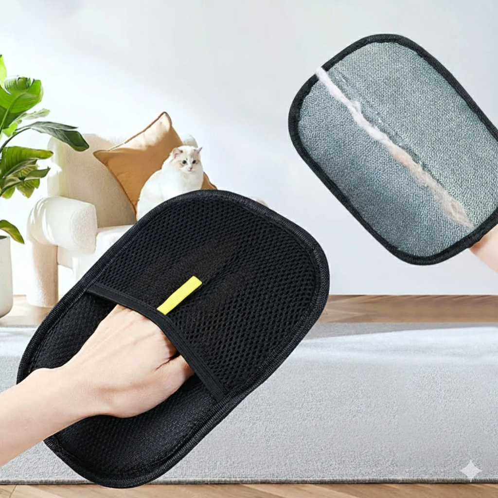 Guante Electroestático Quitapelos para Mascotas - Click&Go Shop by Cris
