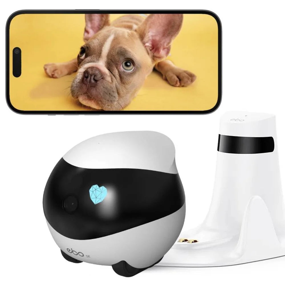 Remote Camera Robot 1080P – Seguridad inteligente y compañero interactivo para mascotas - Click&Go Shop by Cris