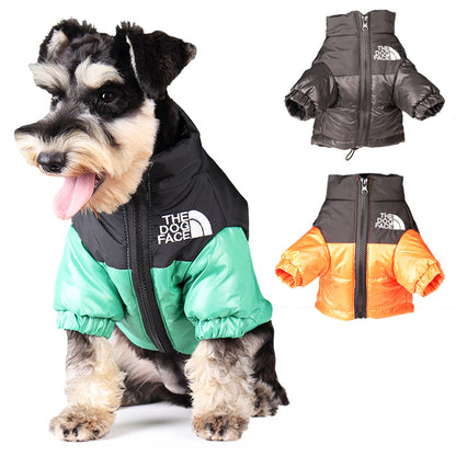 Chaqueta Acolchada para Perros “The Dog Face” – Abrigo Impermeable y Cálido