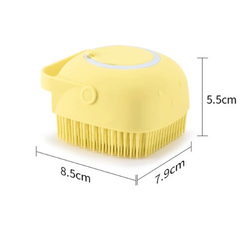 Cepillo de Baño para Mascotas con Dispensador de Champú - Click&Go Shop by Cris