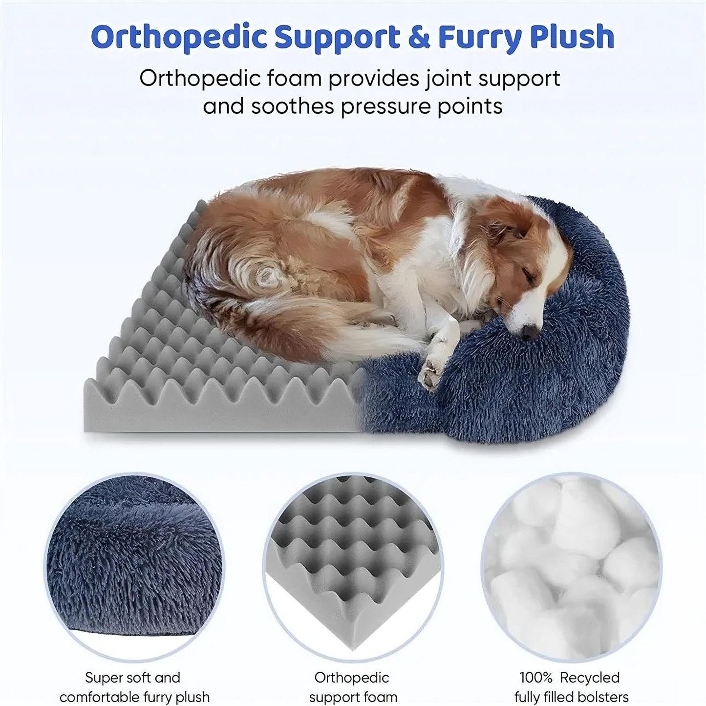Sofá Cama Ortopédico para Perros – Máxima Comodidad y Soporte - Click&Go Shop by Cris