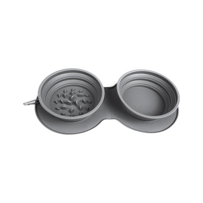 Comederos Plegables Portátiles para Perros y Gatos (2 en 1) - Click&Go Shop by Cris