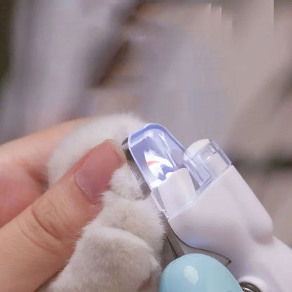 Cortauñas Eléctrico con Luz LED para Mascotas – Corte Seguro y Preciso